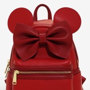 Loungefly Disney Minnie Mouse Red Ears Mini Backpa